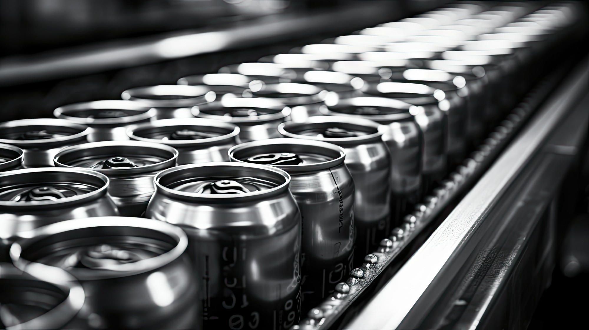 cans being prepared in plant